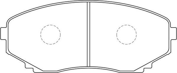 FIT FP0551 - Set placute frana,frana disc aaoparts.ro