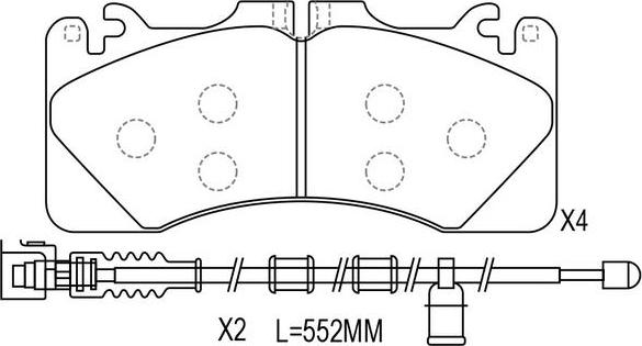 FIT FP1440E - Set placute frana,frana disc aaoparts.ro