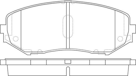 AISIN SN131 - Set placute frana,frana disc aaoparts.ro