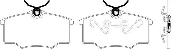 FIT FP1173 - Set placute frana,frana disc aaoparts.ro