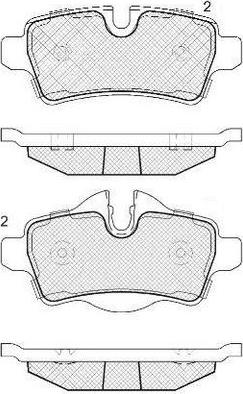 FIT FP1309 - Set placute frana,frana disc aaoparts.ro