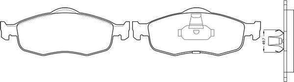 FIT FP1378 - Set placute frana,frana disc aaoparts.ro