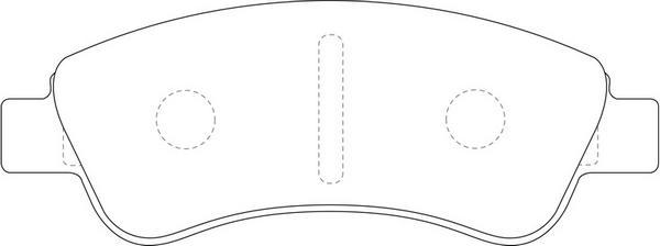 FIT FP1213 - Set placute frana,frana disc aaoparts.ro