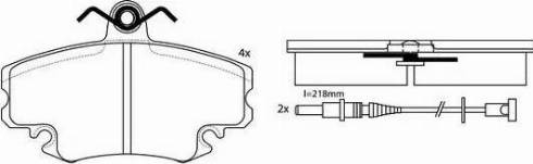 FIT FP3350E - Set placute frana,frana disc aaoparts.ro