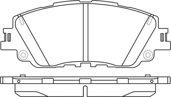 LEXUS 446576010 - Set placute frana,frana disc aaoparts.ro