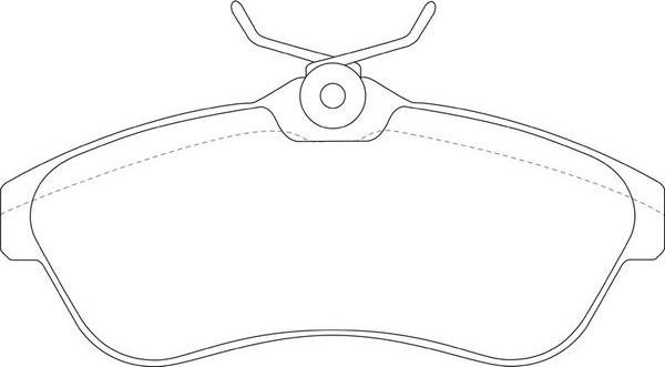 FERRON TOP04020106 - Set placute frana,frana disc aaoparts.ro