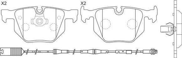 FIT FP2255E - Set placute frana,frana disc aaoparts.ro