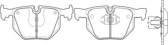 FIT FP2255 - Set placute frana,frana disc aaoparts.ro