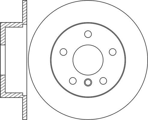 Delphi BG3960 - Disc frana aaoparts.ro