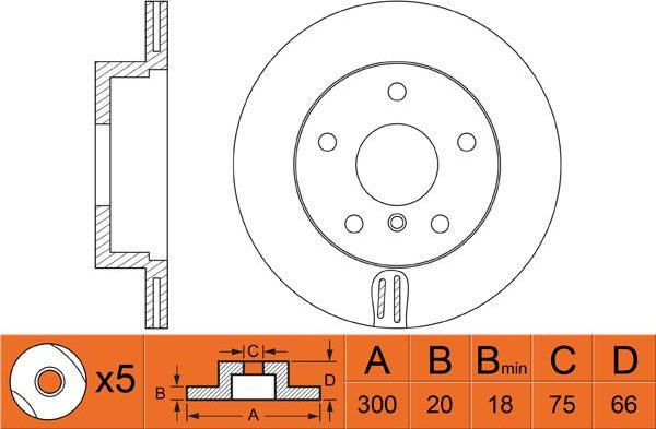 Ferodo DDF1697 - Disc frana aaoparts.ro