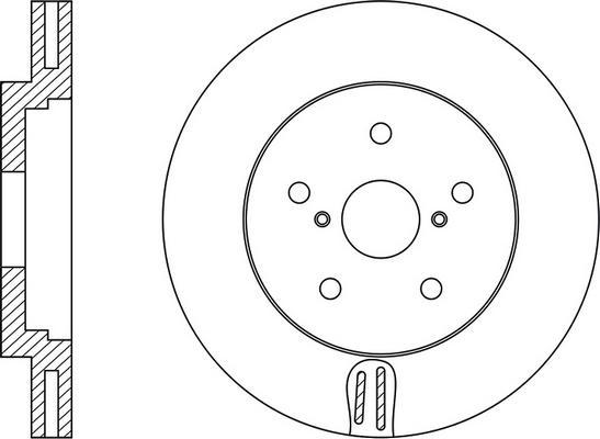 TRW DF4949S - Disc frana aaoparts.ro