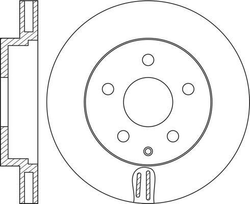 BOSCH 0 986 479 C36 - Disc frana aaoparts.ro