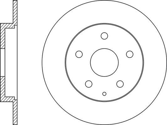 BOSCH 0 986 479 C28 - Disc frana aaoparts.ro