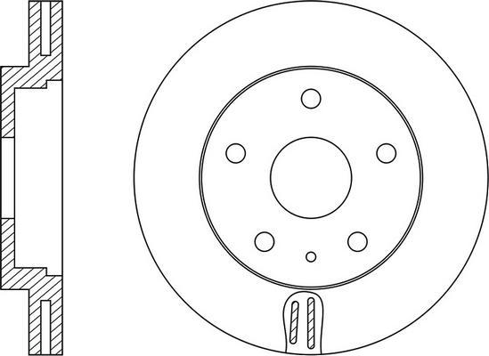 ATE 24.0128-0277.1 - Disc frana aaoparts.ro