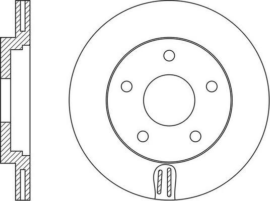 BOSCH 0 986 479 D71 - Disc frana aaoparts.ro