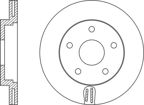 FIT FR0195V - Disc frana aaoparts.ro