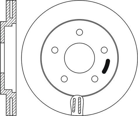 TRW DF2678 - Disc frana aaoparts.ro