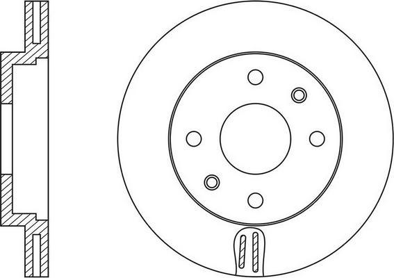 ATE 24.0120-0133.1 - Disc frana aaoparts.ro