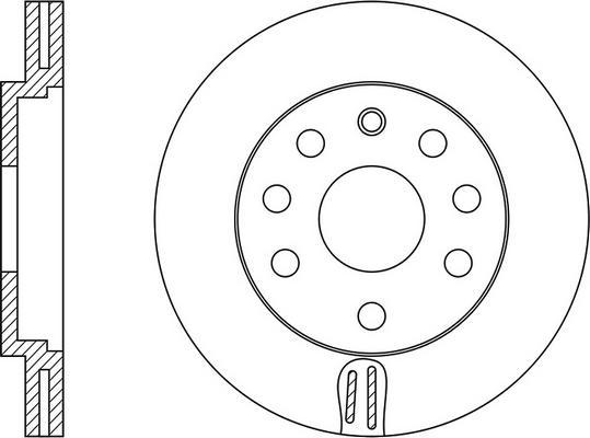 BOSCH 0 986 478 588 - Disc frana aaoparts.ro