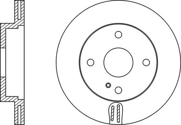 Blue Print ADM54338 - Disc frana aaoparts.ro