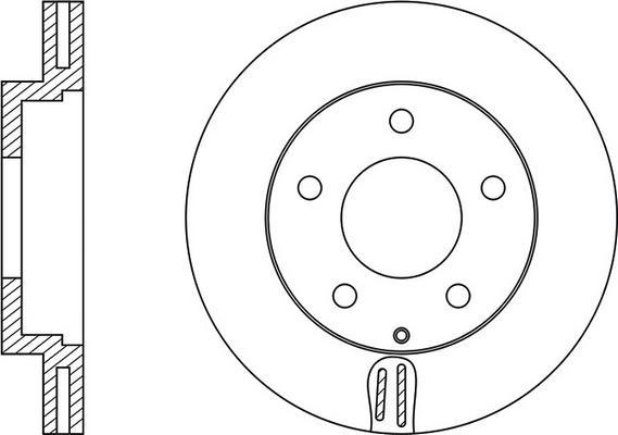 Meyle 715 521 7028 - Disc frana aaoparts.ro