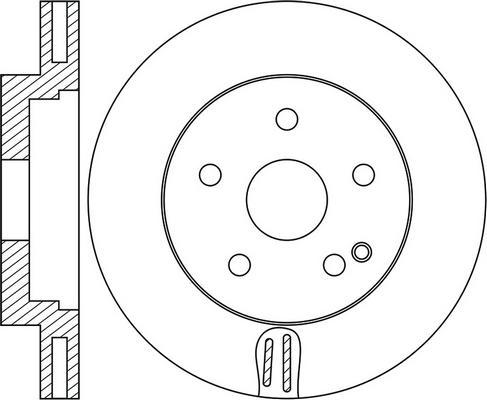 Mercedes-Benz 2304210512 - Disc frana aaoparts.ro