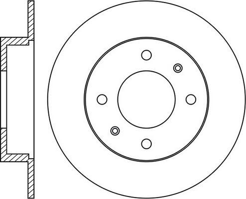 BENDIX 561728 B - Disc frana aaoparts.ro