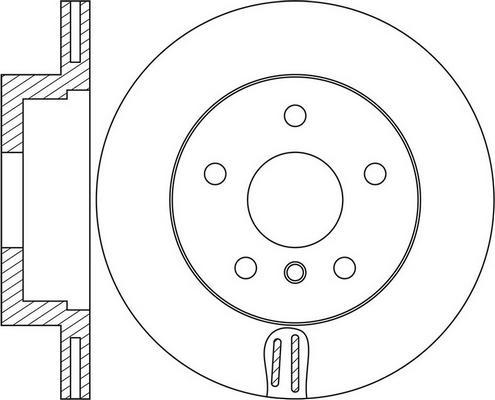 ATE 24.0124-0200.1 - Disc frana aaoparts.ro