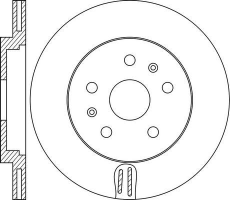 Meyle 115 523 1098/PD - Disc frana aaoparts.ro