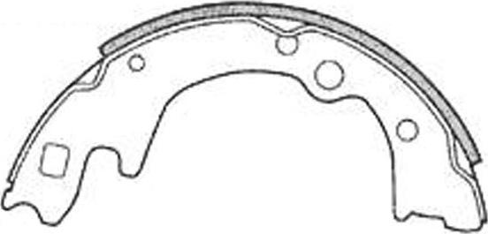 FIT FT5225 - Set saboti frana aaoparts.ro