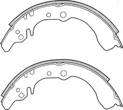 FIT FT6013 - Set saboti frana aaoparts.ro