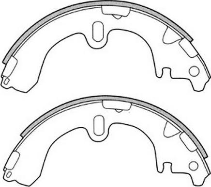FIT FT0750 - Set saboti frana aaoparts.ro