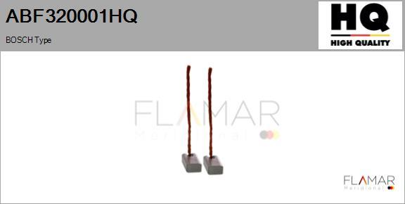 FLAMAR ABF320001HQ - Perie, generator aaoparts.ro