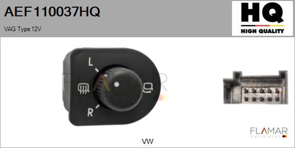 FLAMAR AEF110037HQ - Comutator, reglaj oglinda aaoparts.ro