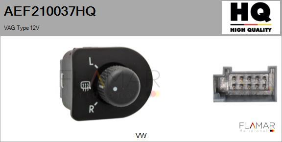 FLAMAR AEF210037HQ - Comutator, reglaj oglinda aaoparts.ro