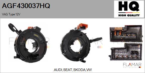 FLAMAR AGF430037HQ - Arc spirala, Airbag aaoparts.ro