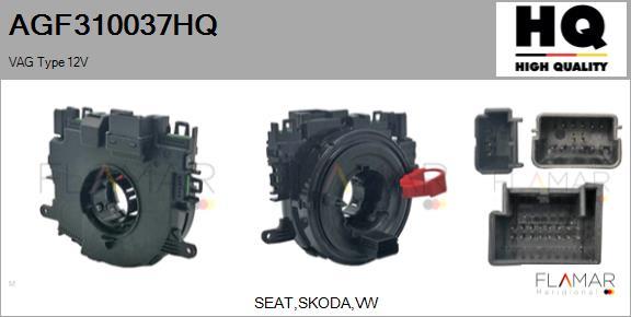 FLAMAR AGF310037HQ - Arc spirala, Airbag aaoparts.ro