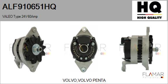 FLAMAR ALF910651HQ - Generator / Alternator aaoparts.ro