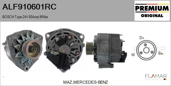 FLAMAR ALF910601RC - Generator / Alternator aaoparts.ro