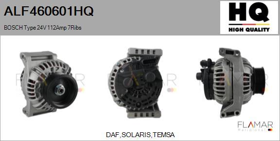 FLAMAR ALF460601HQ - Generator / Alternator aaoparts.ro