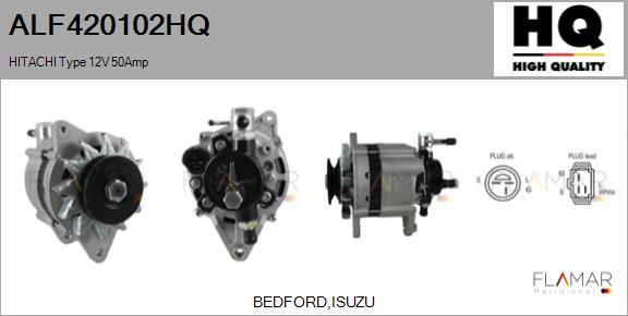 FLAMAR ALF420102HQ - Generator / Alternator aaoparts.ro