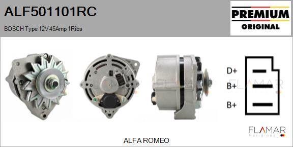 FLAMAR ALF501101RC - Generator / Alternator aaoparts.ro