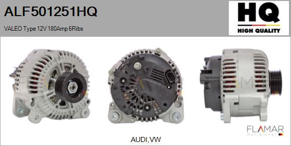 FLAMAR ALF501251HQ - Generator / Alternator aaoparts.ro