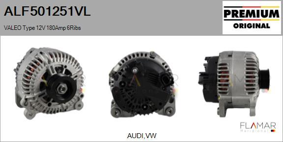 FLAMAR ALF501251VL - Generator / Alternator aaoparts.ro