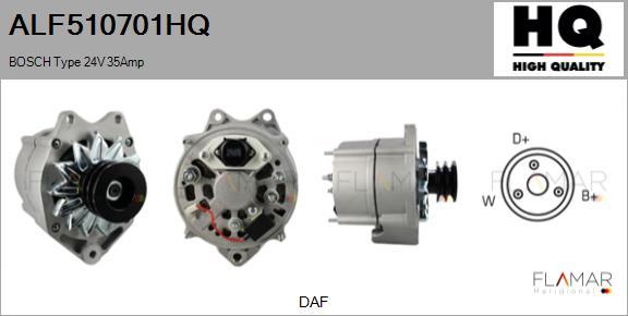 FLAMAR ALF510701HQ - Generator / Alternator aaoparts.ro