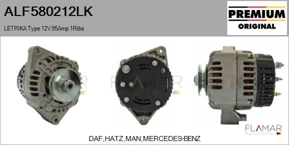 FLAMAR ALF580212LK - Generator / Alternator aaoparts.ro