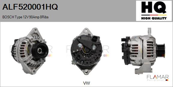 FLAMAR ALF520001HQ - Generator / Alternator aaoparts.ro