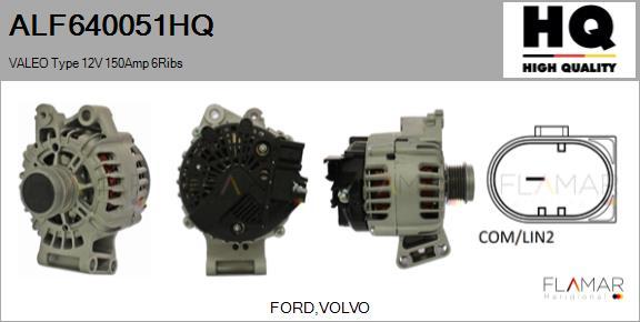 FLAMAR ALF640051HQ - Generator / Alternator aaoparts.ro