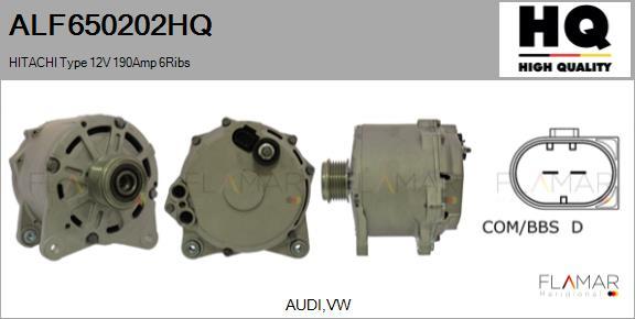 FLAMAR ALF650202HQ - Generator / Alternator aaoparts.ro