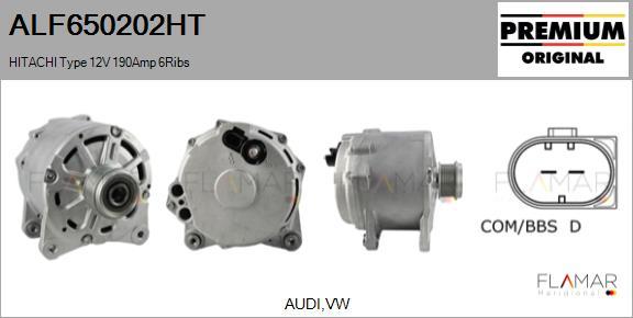 FLAMAR ALF650202HT - Generator / Alternator aaoparts.ro